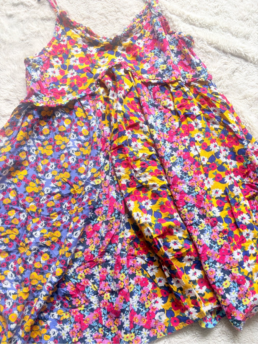 Patrons of Peace Festival Boho Cottagecore Farmcore Flowy Sundress Babydoll Smal - Picture 10 of 12